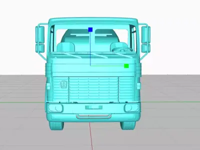 Roman Cement Truck 3D print model