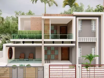 KERALA CONTEMPRORY MODEL FOR SHAHID TIRUR 3D model