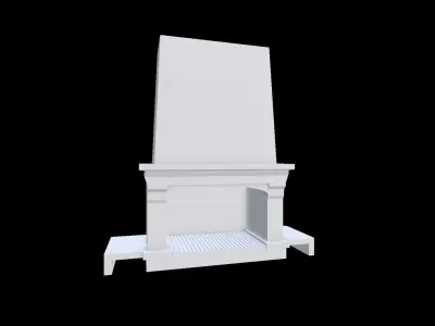 Fireplace 3D model