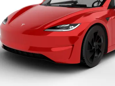 Tesla Model 3 Perfomance 2024 3d model 3D model