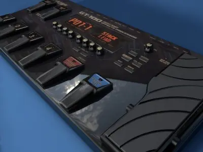 Boss GT100 3D model