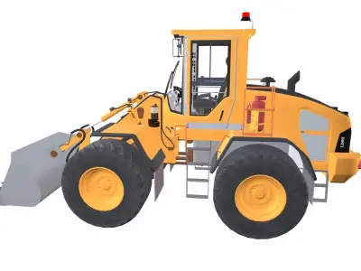 Loader Low-poly 3D model