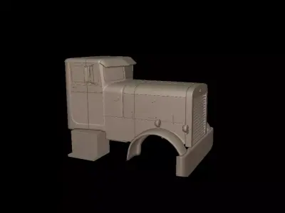Peterbilt 281 1954 TRUCK 3D PRINT MODEL 3D print model
