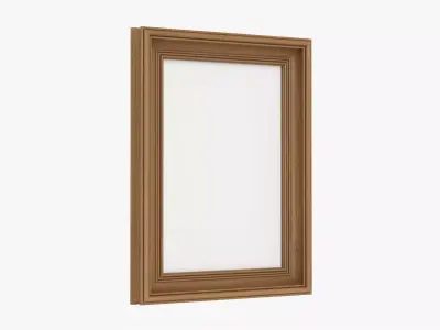 Frame portrait with picture 01 3D model