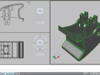 control of electric windows mazda mx5 3D print model