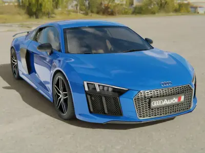 Audi R8 V10 Plus 3D model