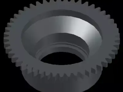 Short travel gear for 5 tonner crane 3D print model