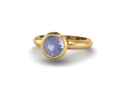 Engagment ring 3D model
