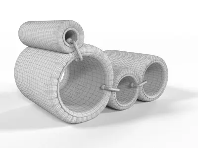 tube chair 3D model