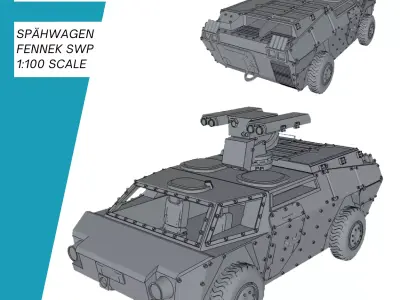 Fenek SWP Boxer Cargo der Bundeswehr 3D print model