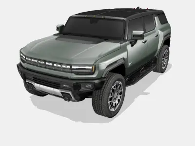GMC Hummer EV SUV 2024 Low-poly 3D model