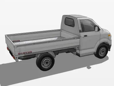 Suzuki Mega Carry pickup Low-poly 3D model