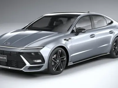 Hyundai Sonata N-Line 2024 3D model
