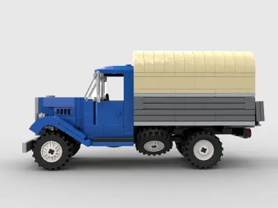 Vintage cargo truck LEGO TOY  3D model