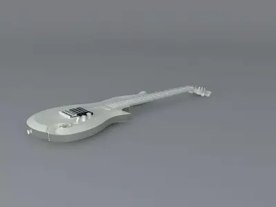 Prince cloud guitar Free 3D model