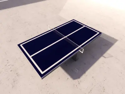 Ping pong table 3D model