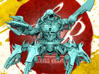 Demon Drider Mech  3D print model