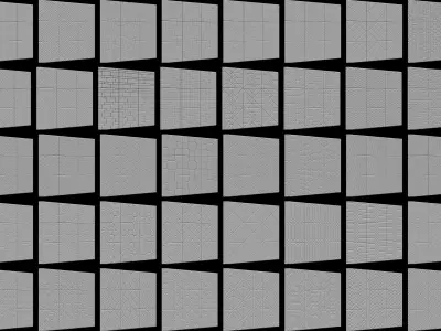 300 Tiles Patterns Noise for Zbrush Pack 3D model