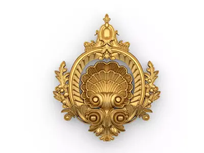 carved classic decorative ornament cnc 3d printing stl 03 3D model