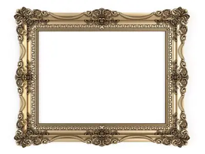 mirror frame for cnc 3D model