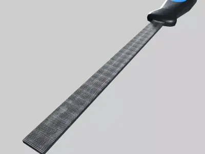 Flat File - Hand File Low-poly 3D model