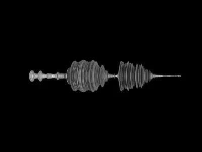 Stylized Waveform - Fresh 3D model