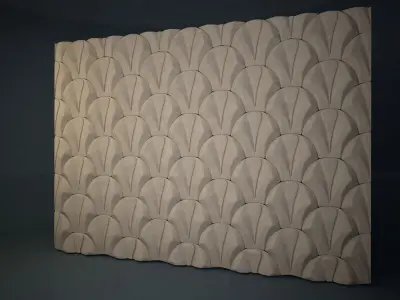 02 VIGELAND WALL PATTERN Low-poly 3D model