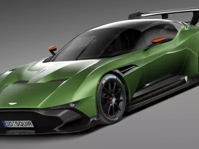 Aston Martin Vulcan 2016 3D model