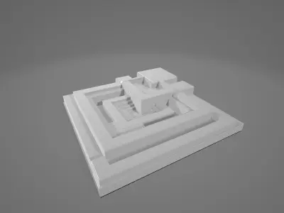 Frank Llyod Wright Tile design Free low-poly 3D model