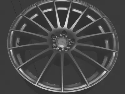 Konig Rennform Wheels 3D Print Ready Rims 3D print model