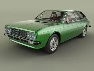 Lancia Beta HPE 3D model
