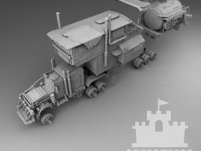 Truck survivors 3D print model