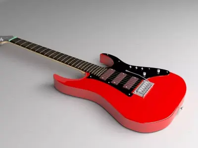 Electric Guitar 3D model