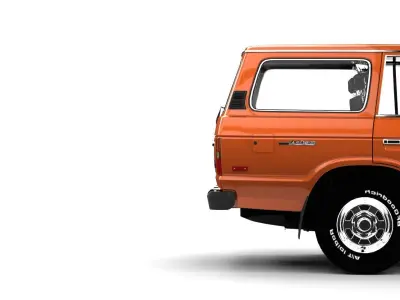 TOYOTA SAMURAI J60 Low-poly 3D model