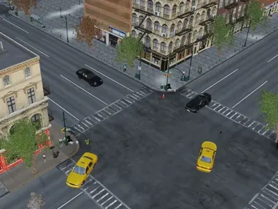 NY CITY  Low-poly 3D model