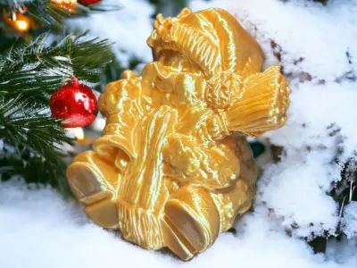 Cotton snowman Free 3D print model