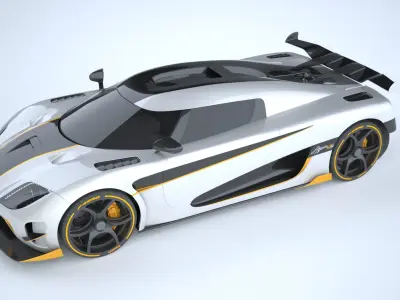 Hybercar Agera RS 3D model