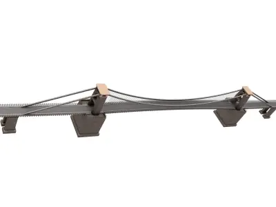 Clifton Suspension Bridge 3D model