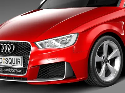 Audi RS3 Sportback 2016 3D model
