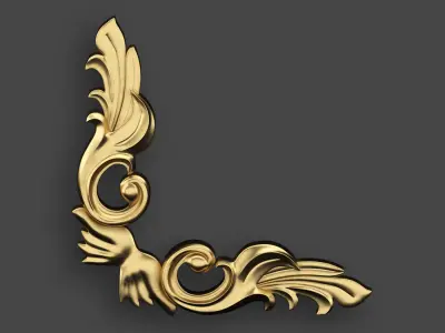 5 Corners Ornamental Pack 1 3D model