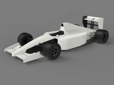Formula 1 racing car 3D model
