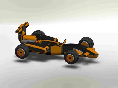 F1 car 3D model