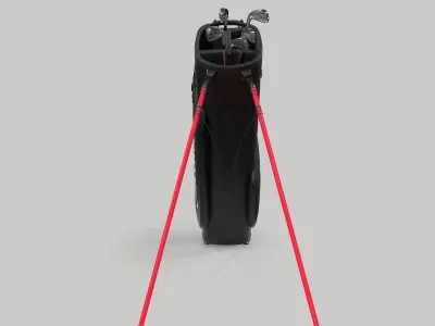 Titleist Black StaDry Golf Bag Plus 3D model