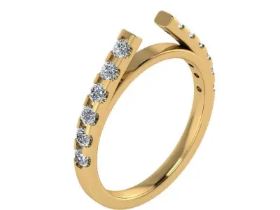 Diamond Ring 1689 Free 3D print model