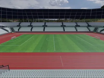 Olympic Stadium Low-poly 3D model order