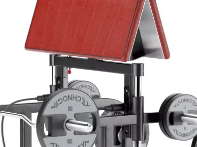 Gym Equipment FULLY ADJUSTABLE BENCH 3D model 3D model