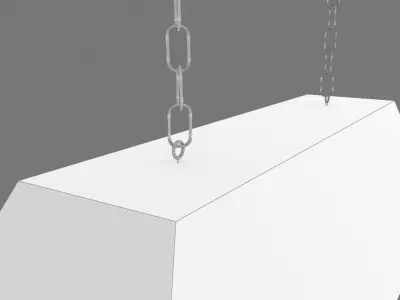 Pool table for pool snooker or billiards - untextured 3D model