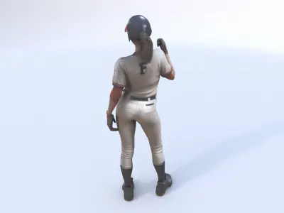Baseball 3D model