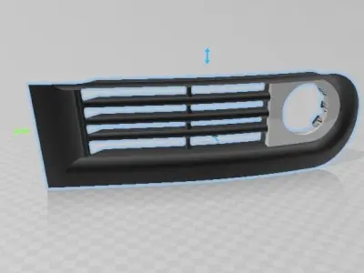 fog light audi a3 8L 3D print model