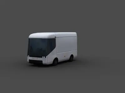 Arrival Electric Delivery Van Low-poly 3D model
